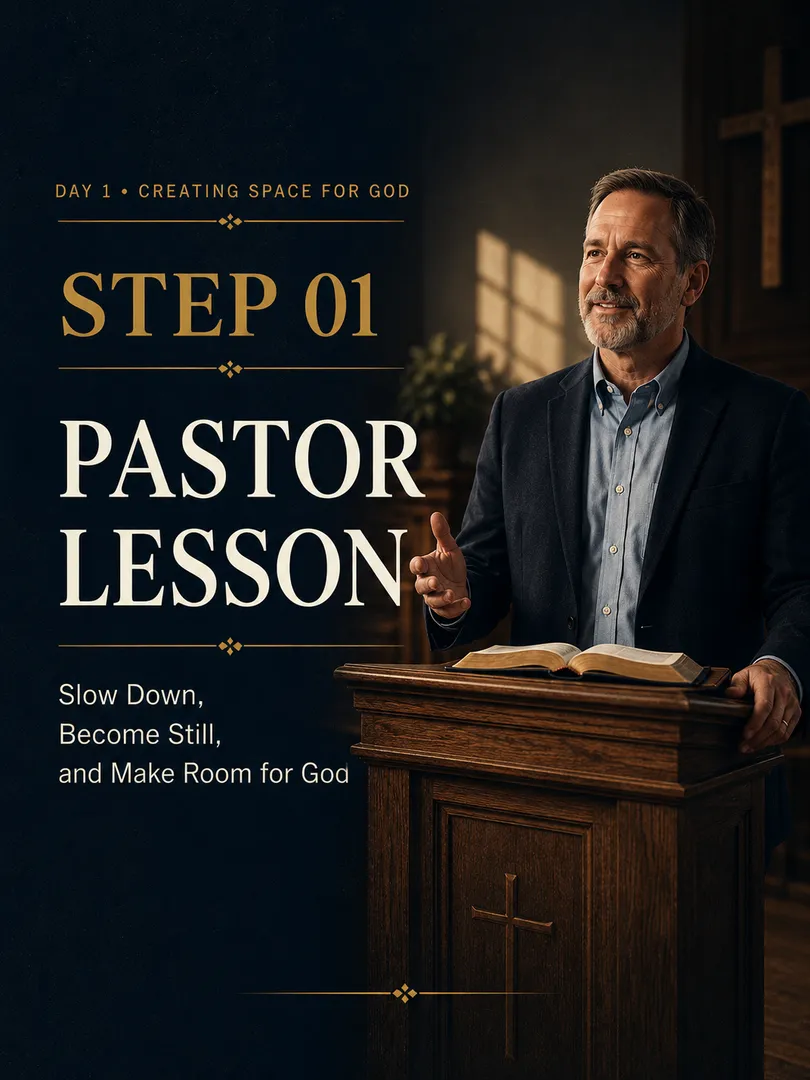 Step 01 - Pastor Lesson