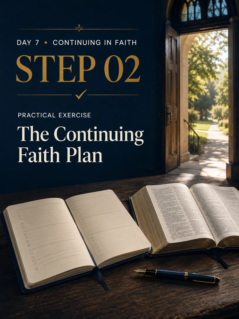 Step 02 - The Continuing Faith Plan