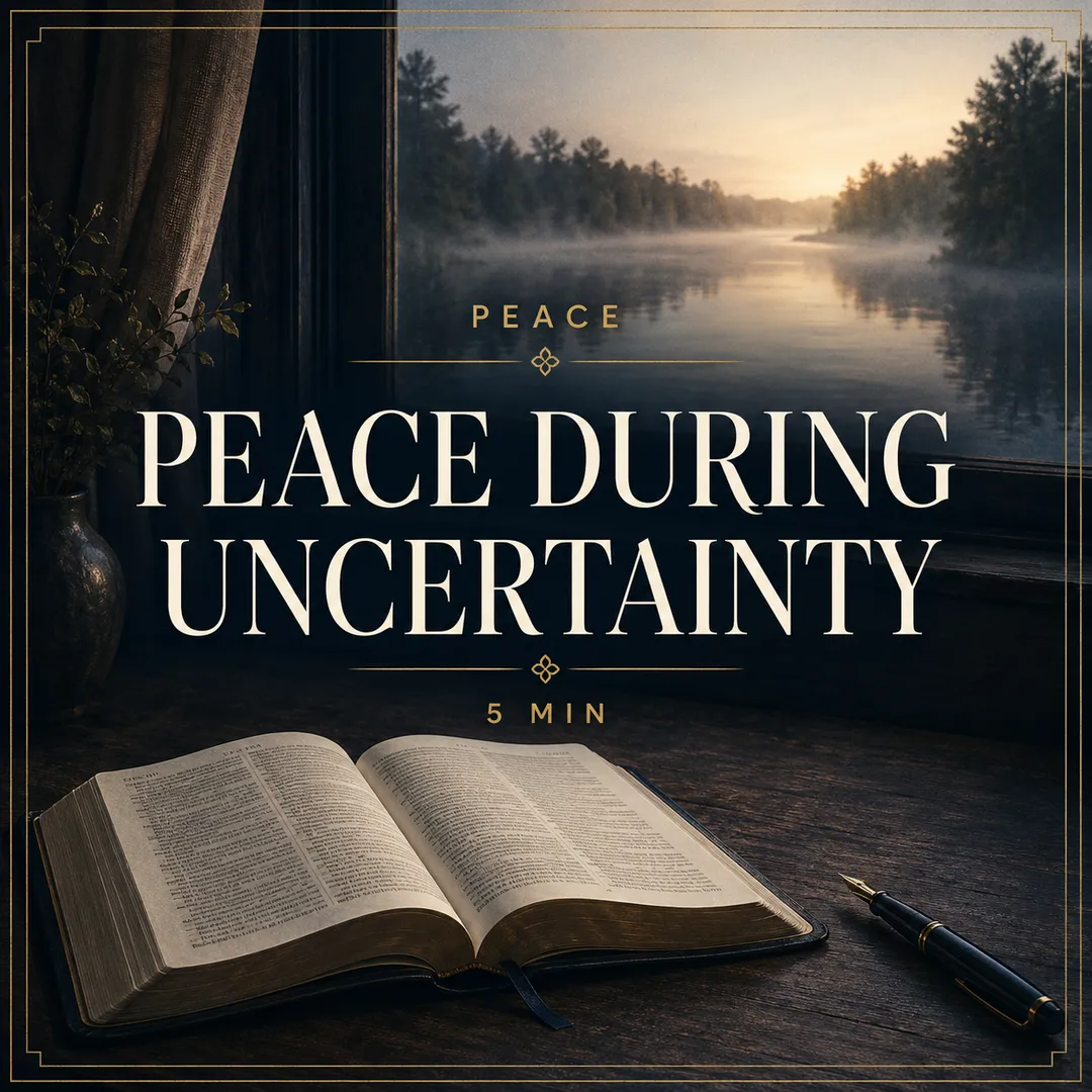 Peace During Uncertainty