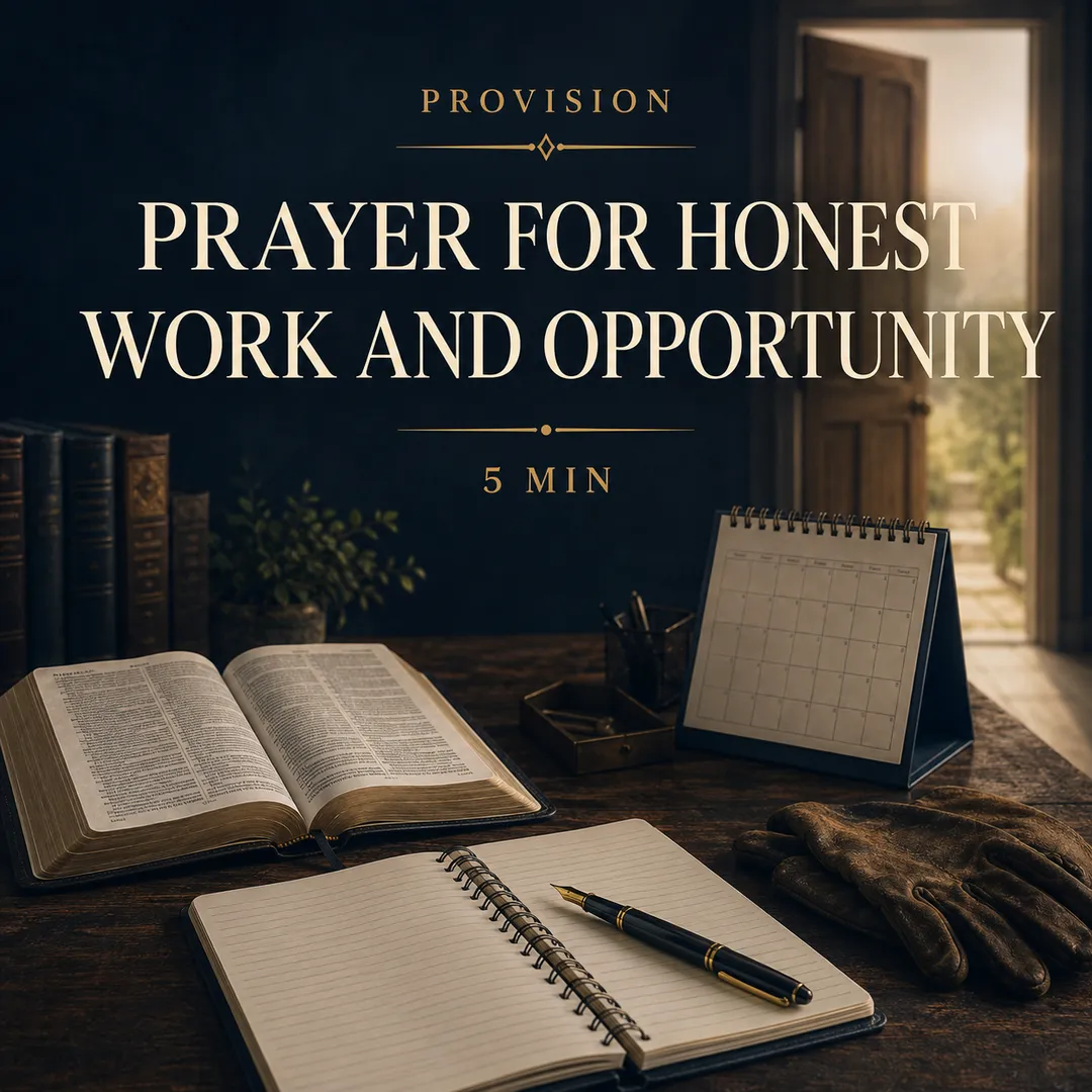Prayer for Honest Work and Opportunity